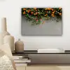 Bloemen - Muur - Oranje canvas 2cm klein -sfeer6