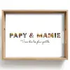 Papy et Mamie - Collage de lettres Dienblad Rechthoek middel -z3d_shopping