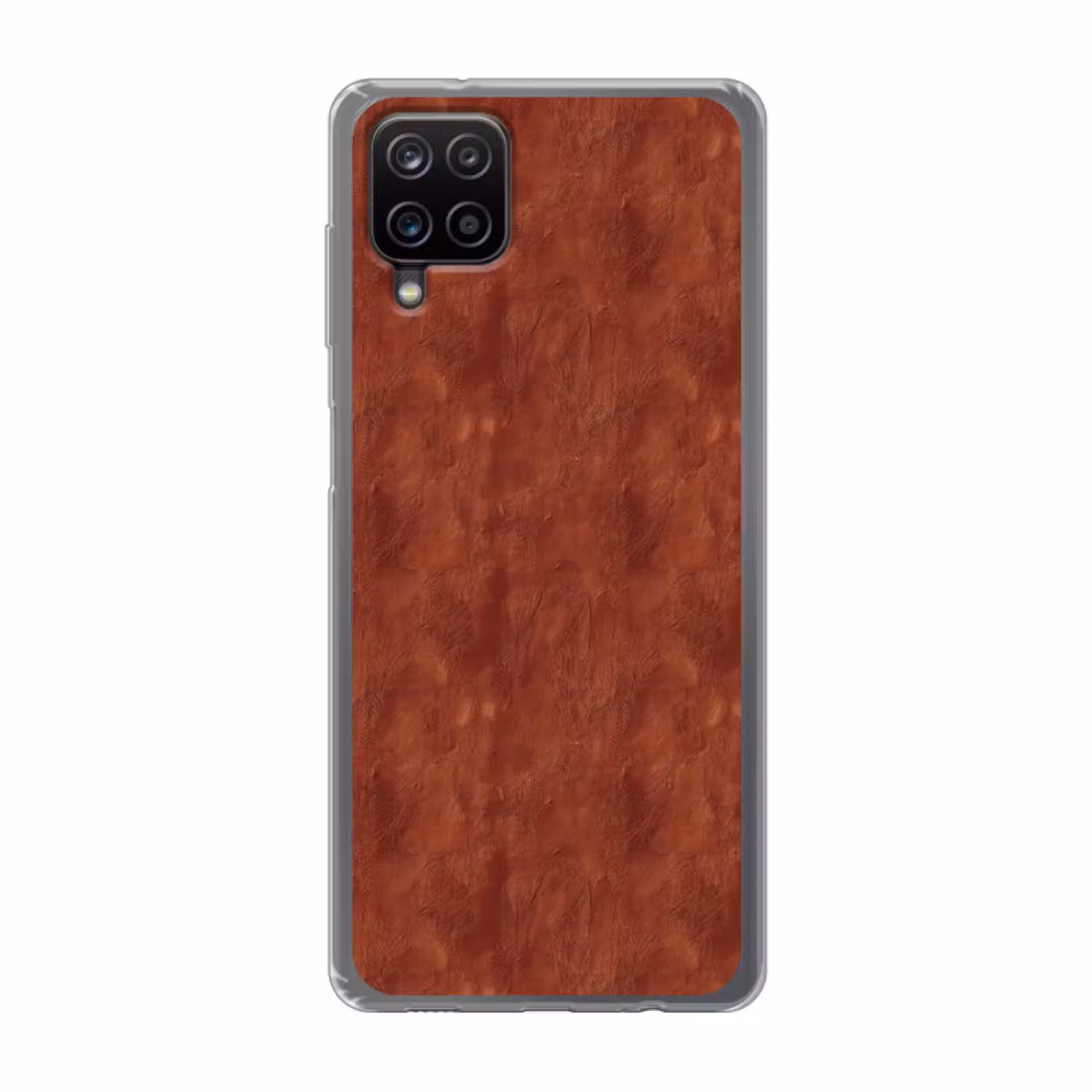 Stucwerk - Textuur  - Terracotta Telefoonhoesje Samsung Galaxy A12 klein 372 -3d