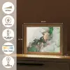 Marmer - Goud - Groen - Luxe Light Box met kabel (Tafellamp) klein -USP_NL