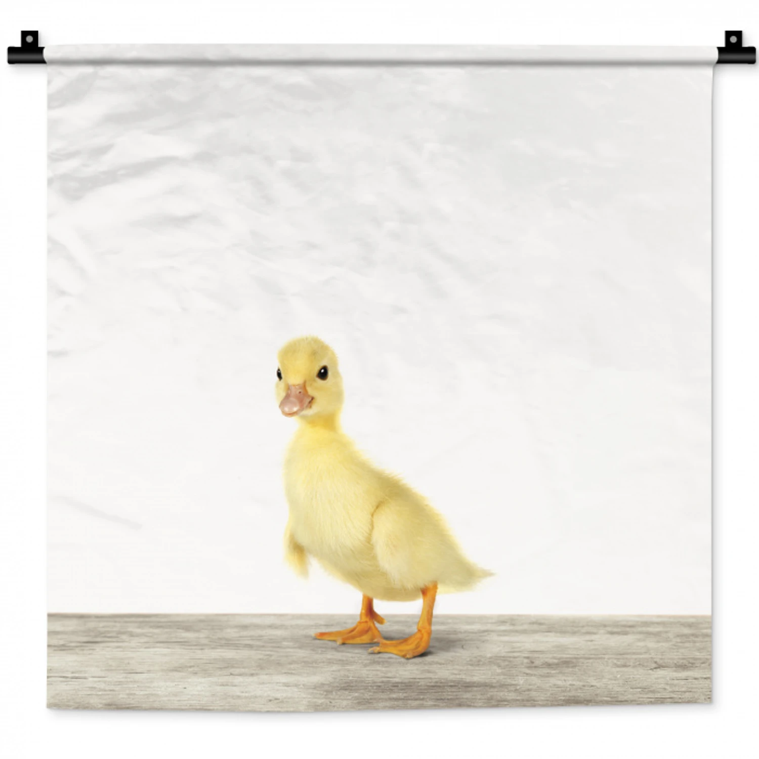 Eend - Kuiken - Dieren - Lief - Meisjes - Jongens - Kinderen Wandkleed katoen klein -zz3d