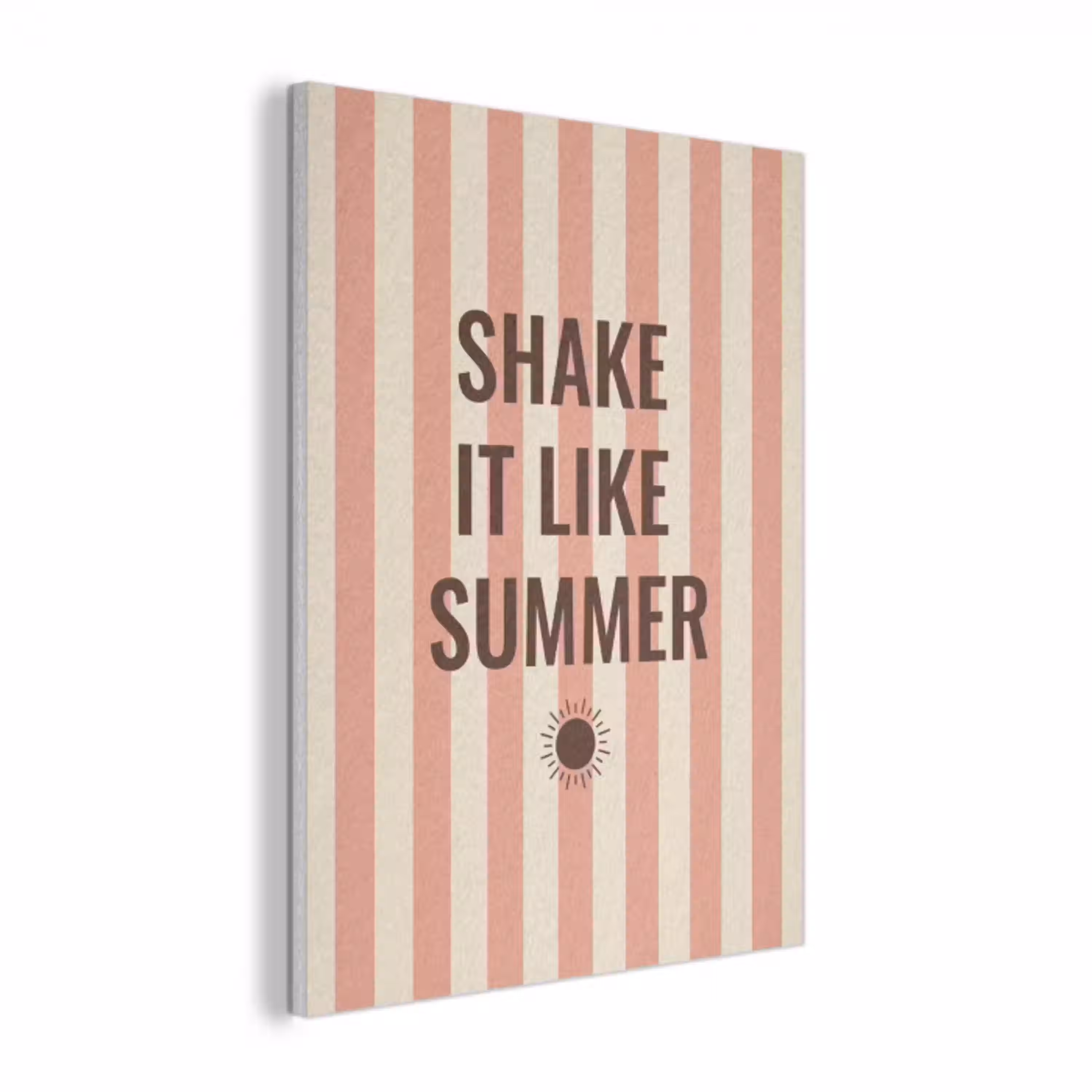 Zomer - Quote - Strepen PET vilt klein -3d