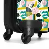 Fruitige jungle collage NBS - Handbagage koffer - Volwassenen Unisex middel -wiel