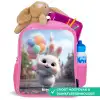 Konijn - Ballonnen Kinderrugzak - Roze middel -inhoud_NL