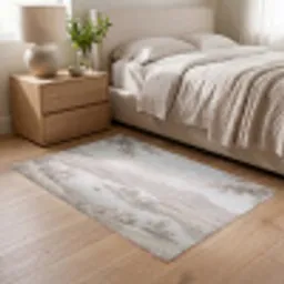 Rivierlandschap - Bergen - Natuur - Vintage - Beige Vloerkleed Rechthoek klein -atmosphere_sfeer3_global