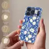 Bloemen - Delfts Blauw - Patroon - Tulp Telefoonhoesje iPhone 17 Pro klein -sfeer3_NL