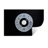 Vinyl - LP - Delfts Blauw - Muziek Muursticker klein -3d