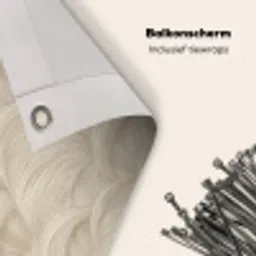 Bogen - Patroon - Beige Balkonbeschermer Duitsland klein 596 -closeup_NL