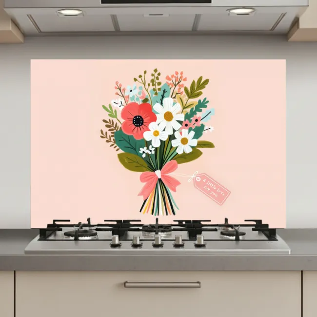 Boeket - Strikje - Kaartje - Quote keuken achterwand spatscherm klein -3d_website