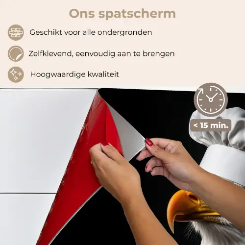 Arend -Amerika - Koksmuts - Vogel - Stoer keuken achterwand spatscherm klein -spatscherm_NL