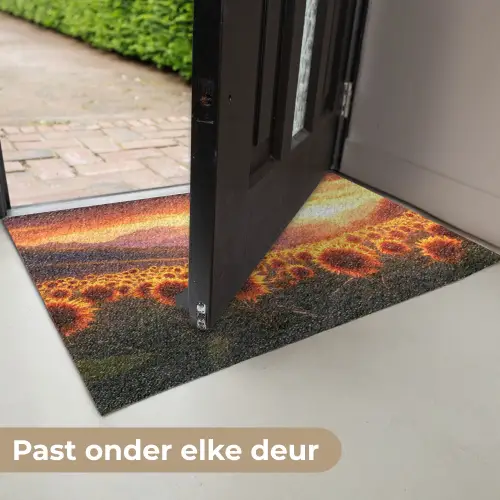 Zonnebloemen - Zonsondergang - Landschap Deurmat klein -USP_NL
