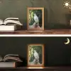Arend - Hout - Wit - Planten Light Box met kabel (Tafellamp) klein -sfeer3