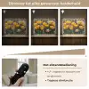 Tulpen - Geel - Penseelstreken - Abstract Light Box met batterij (Wandlamp) middel -USP_dimbaarNL