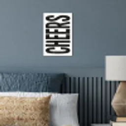 Retro - Cheers - Zwart - Decoratie poster papier klein -sfeer2
