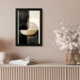 Modern - Vierkant - Vormen fotolijst zwart zonder passe partout klein -sfeer5