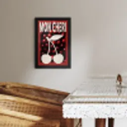 Kersen - Illustratie - Rood KitchenYeah - Keuken - Fotolijst klein -sfeer3