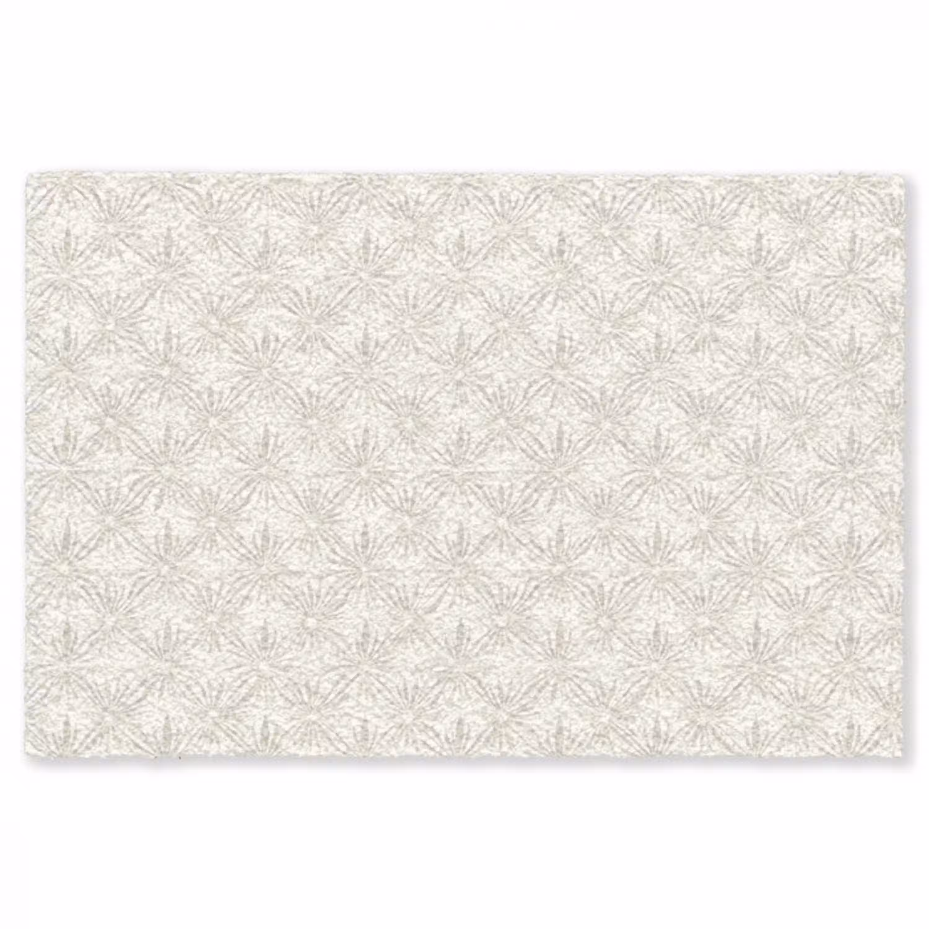 Patroon - Bloemen - Beige Vloerkleed Rechthoek klein 1091 -3d