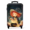 Heks met rood haar NBS - Handbagage koffer - Kinderen Unisex middel -productfoto_recht