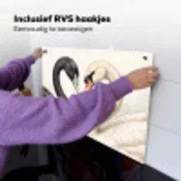 Zwanen - Hartvorm - Dieren Inductie beschemer met haakjes klein -ky-ophangen-nl