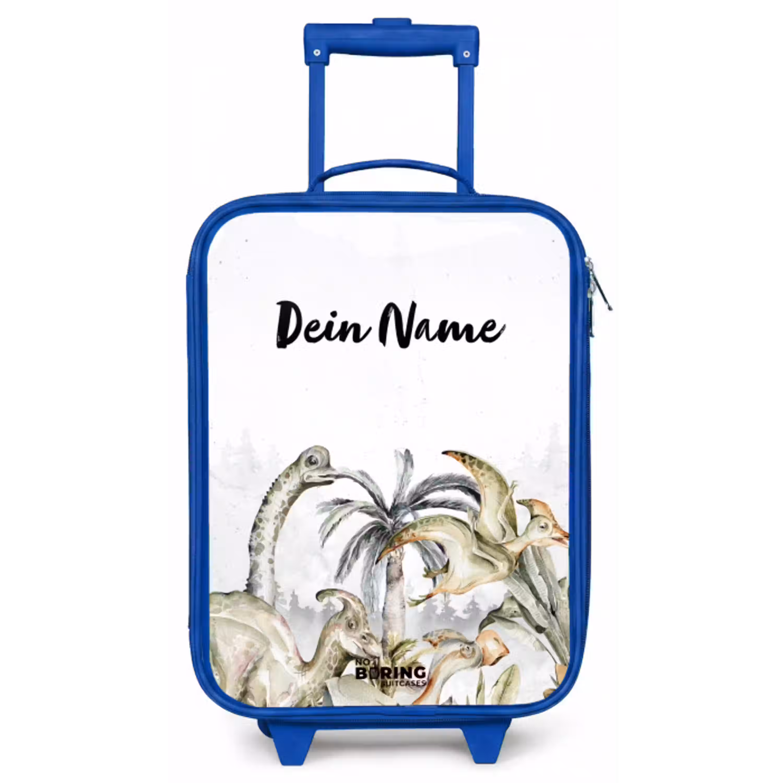 Dino Jungle Kinderkoffer - Blauw klein -zz3dotto