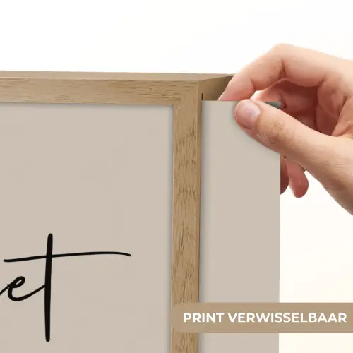 Beige - Winter - Quote - Cozy Light Box met batterij (Wandlamp) middel -USP_websiteprintNL