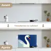 Zwaan - Wit - Snavel - Illustratie keuken achterwand spatscherm klein -voor_na_FR