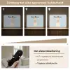 Stippen - Prinses - Kroon - Blond Light Box met batterij (Wandlamp kind) middel -USP_dimbaarNL