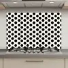 Klassiek - Stippen - Zwart keuken achterwand spatscherm klein 900 -3d_website