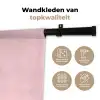 Bisou - Roze - Schaduw Wandkleed katoen klein -sfeer2