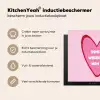 Quote - Moeder - Roze Inductie beschermer vinyl 3mm middel -sfeer2