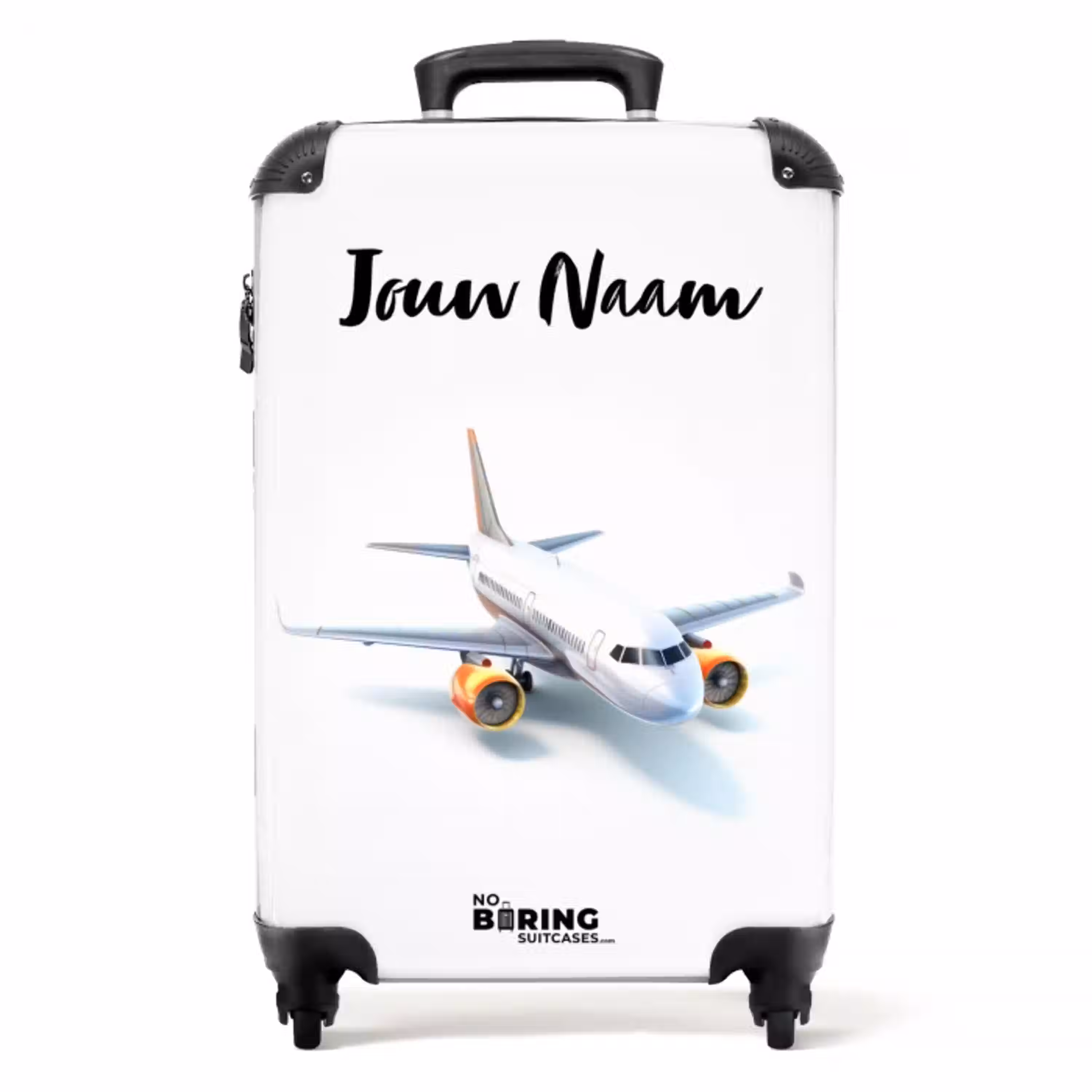 Witte wervelwind NBS - Handbagage koffer - Kinderen Unisex middel -productfoto_recht