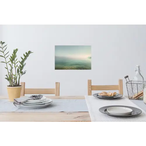 Zee - Horizon - Blauw - Mist Muursticker klein -eettafel
