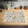 Terrazzo - Patroon - Groen Inductie beschermer vinyl 3mm klein 276 -sfeer5