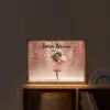 Bloemenfee - Roze - Meisje Light Box met batterij (Wandlamp kind) middel -sfeer1_kind