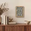 Geometrisch - Figuren - Zwart Light Box met kabel (Tafellamp) klein 925 -sfeer2