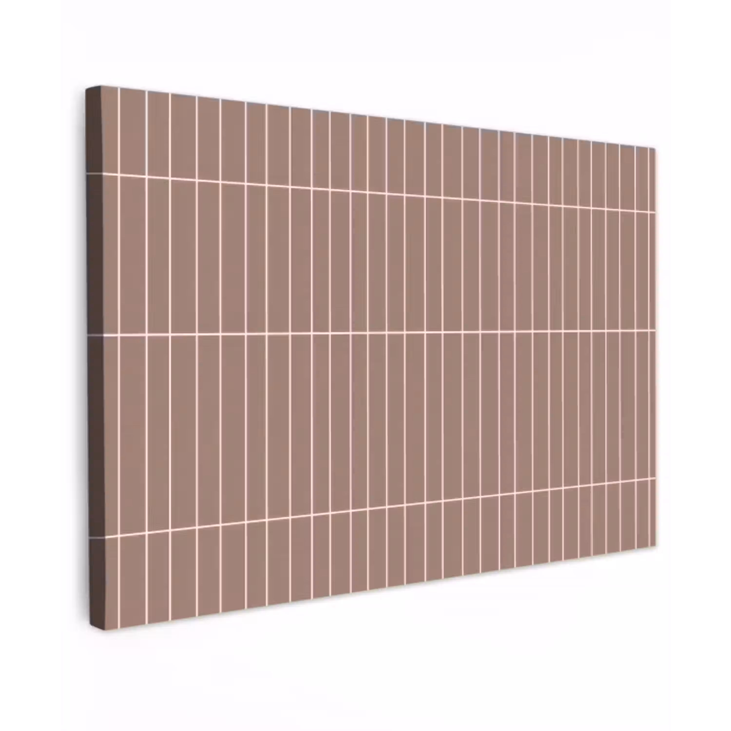 Verticaal - Wandtegel - Terracotta Tuinposter op houten frame 2 cm dik klein 845 -3d