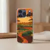 Landschap - Afrikaans - Zon Telefoonhoesje iPhone 17 Pro Max klein -sfeer2