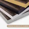 Paarden - Winter - Dieren - Natuur - Doorkijk Textielframe zwart klein -USP_kleurenNL