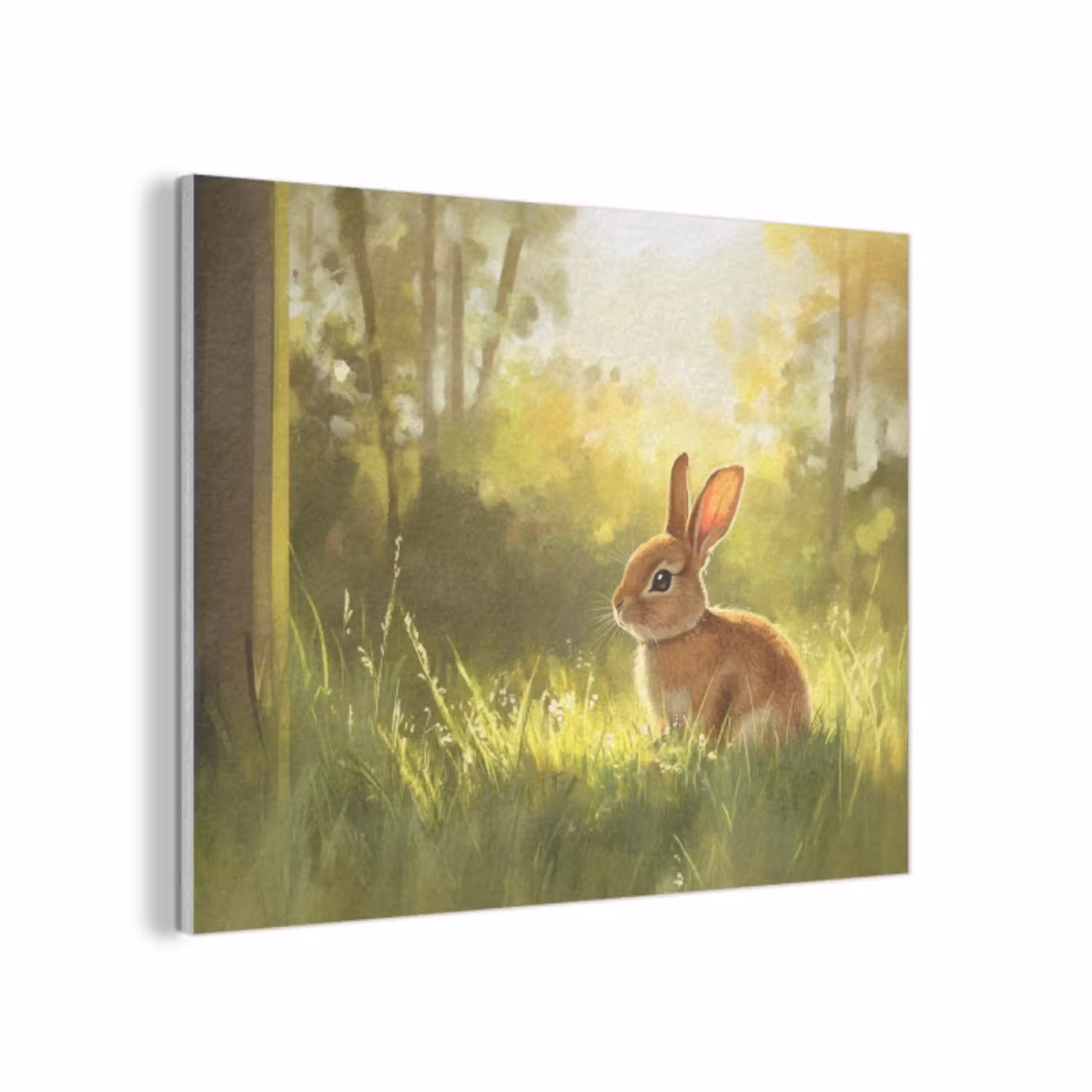 Konijn - Zonlicht - Bos PET vilt klein -3d