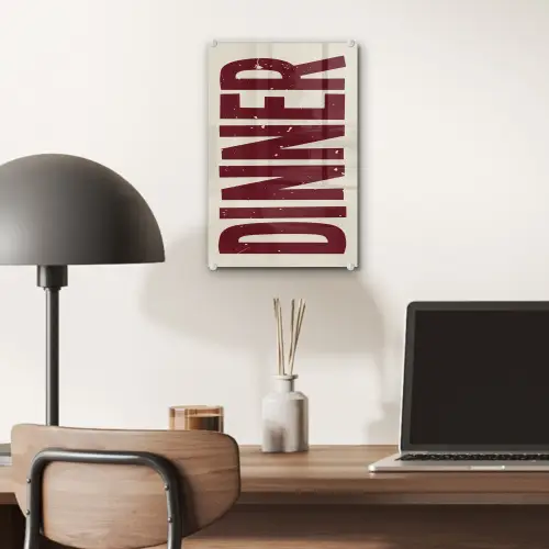 Eten - Decoratie - Rood - Vintage plexiglas 5mm klein -sfeer6