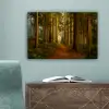 Bos - Natuur - Bomen - Landschap - Bladeren canvas 2cm klein -sfeer4