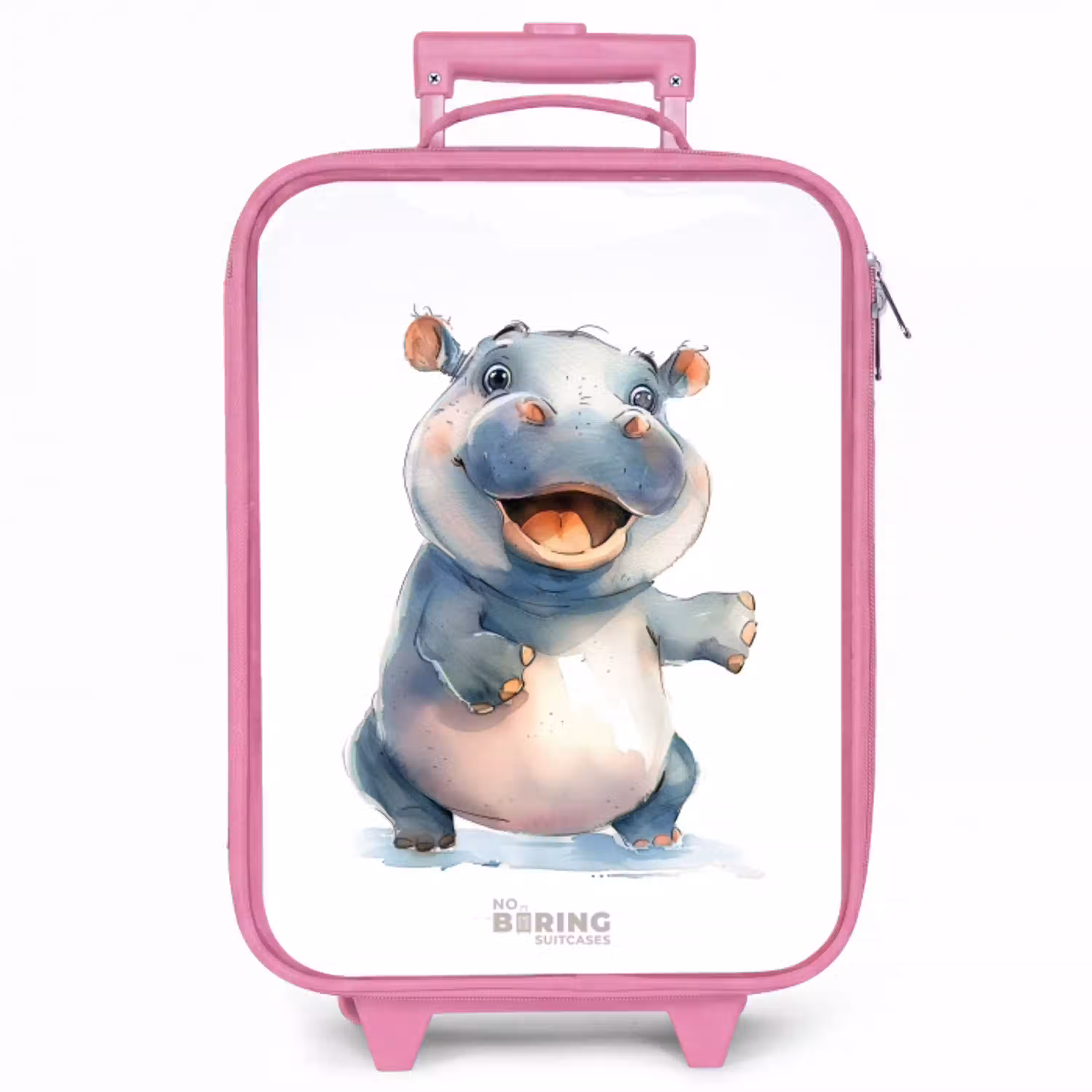 Baby nijlpaard Kinderkoffer - Roze klein -zzz_website3d