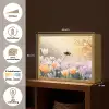 Viooltjes - bij - Zonlicht Light Box met batterij (Wandlamp) middel -USP_websiteoverzichtNL