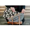 Modern - Monstera - Zwart laptophoes neopreen klein 279 -tas