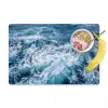 Golven - Oceaan - Blauw Placemat vinyl groot -zzzproduct_Kitchenyeah-website
