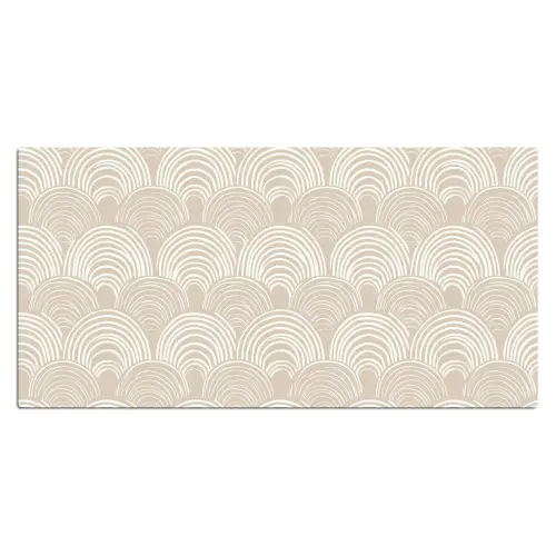 Golven - Structuur - Beige Muismat XXL klein 681 -3d_leeg