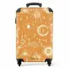 Boho - Oranje hemelpatroon NBS - Handbagage koffer - Unisex middel -productfoto_recht