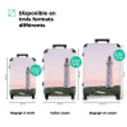 Vuurtoren - Duinlandschap - Zee NBS - Handbagage koffer - Volwassenen Unisex middel zzzzzzVergelijking_3FR