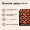 Patroon - Retro - Kleurrijk Inductie beschermer vinyl 3mm middel 274 -sfeer2