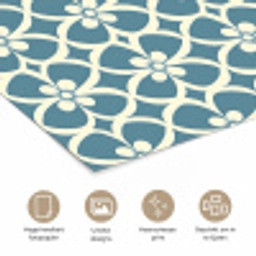 Patroon - Symmetrisch - Blauw poster papier klein 62 -closeup_NL